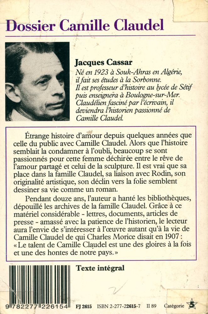 『Dossier Camille Claudel』 4