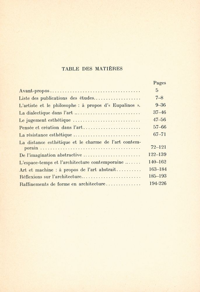 『COLLECTION D'ESTHÉTIQUE 2 - ÉTUDES D'ESTHÉTIQUE』 2