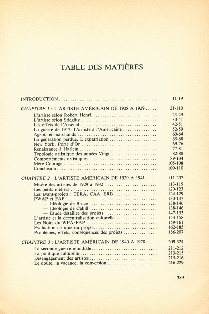 『L'Amérique et ses peintres (1908 - 1978) : ESSAI DE TYPOLOGIE ARTISTIQUE』 2