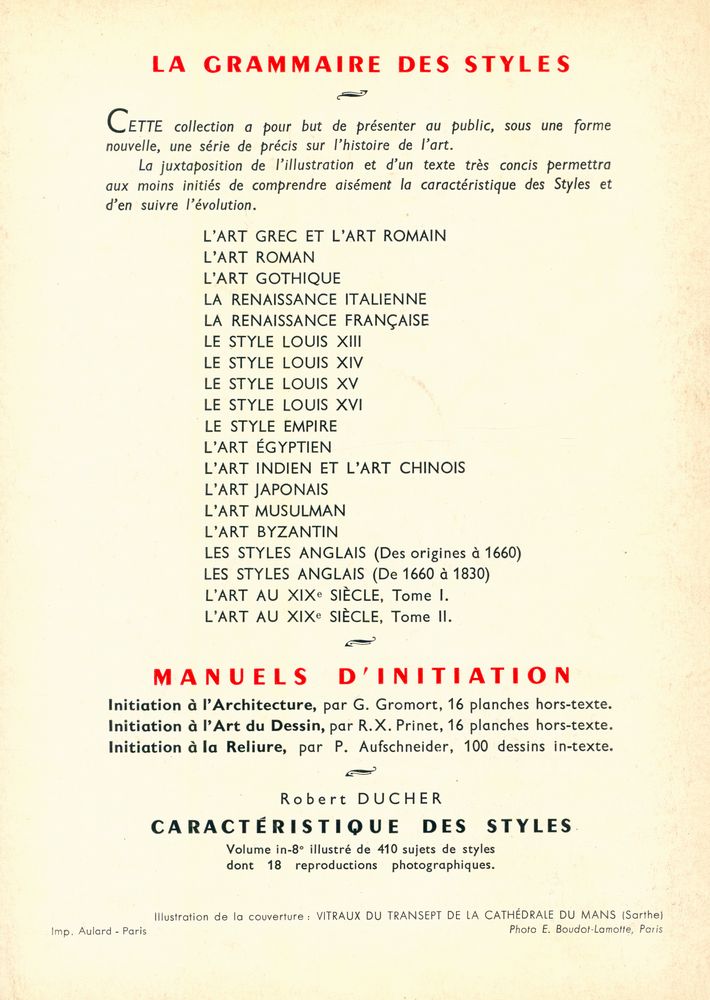 『LES ARTS DÉCORATIFS - LE VITRAIL : DU XIIE SIÈCLE AU XIII SIÈCLE EN FRANCE』 3