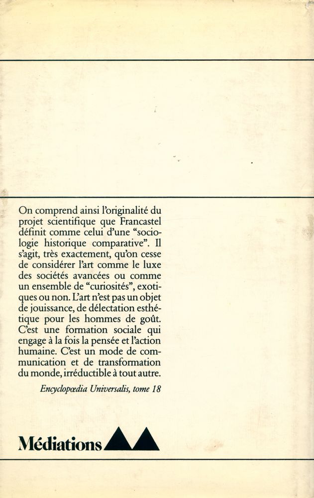 『oeuvres 2 - LA RÉALITÉ FIGURATIVE : éléments structurels de sociologie de l'art』 4