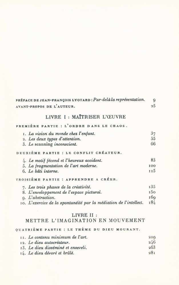 『L'ordre caché de l'art : Essai sur la psychologie de l'imagination artistique』 2