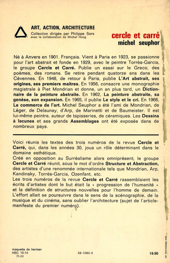 『Art - Action - Architecture - Cercle et carré』 3