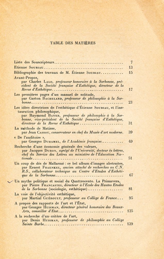 『MÉLANGES D'ESTHÉTIQUE ET DE SCIENCE DE L'ART』 2