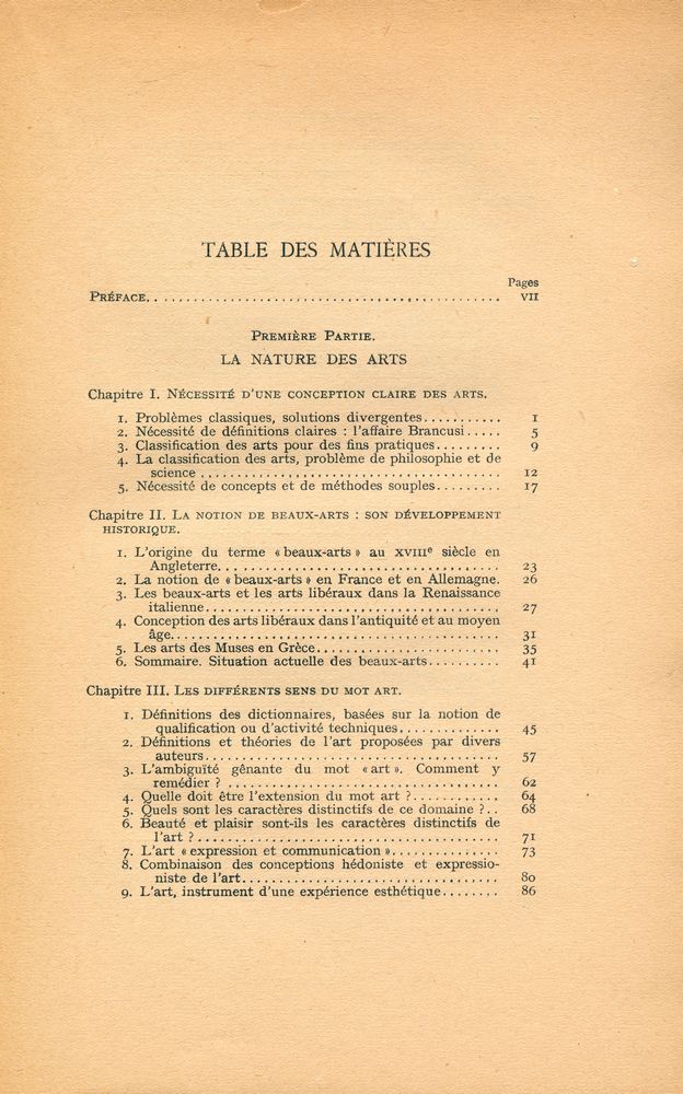 『LES ARTS ET LEURS RELATIONS MUTUELLES』 2