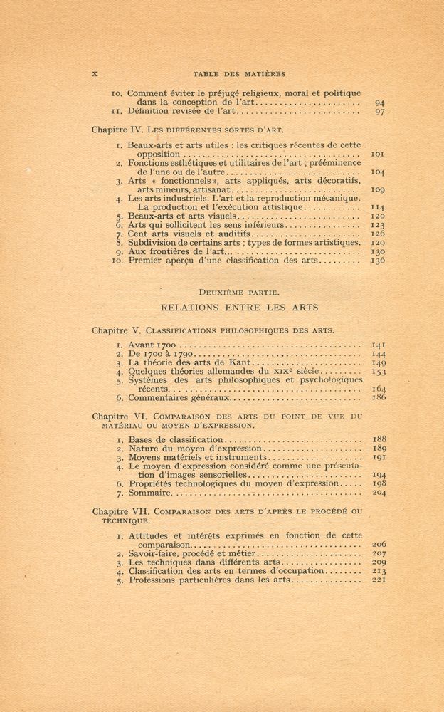 『LES ARTS ET LEURS RELATIONS MUTUELLES』 3