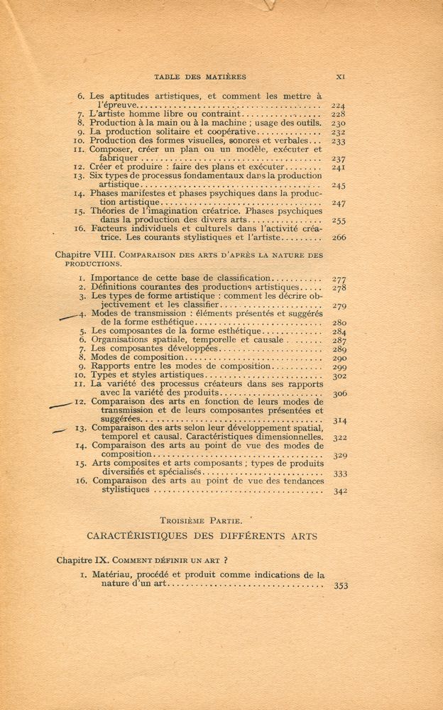 『LES ARTS ET LEURS RELATIONS MUTUELLES』 4