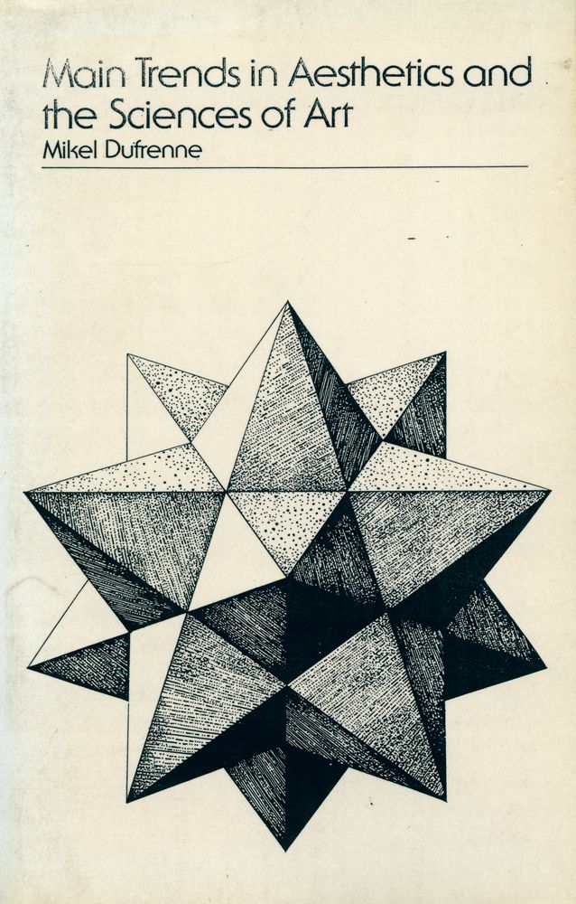 『Main trends in aesthetics and the sciences of art』 1