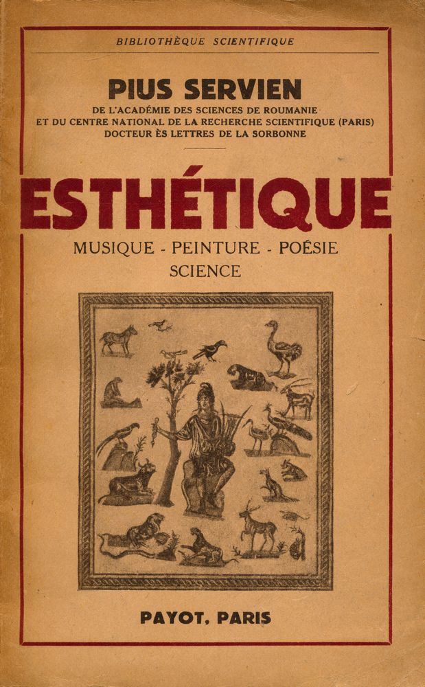『ESTHÉTIQUE : MUSIQUE, PEINTURE, POÉSIE, SCIENCE』 1