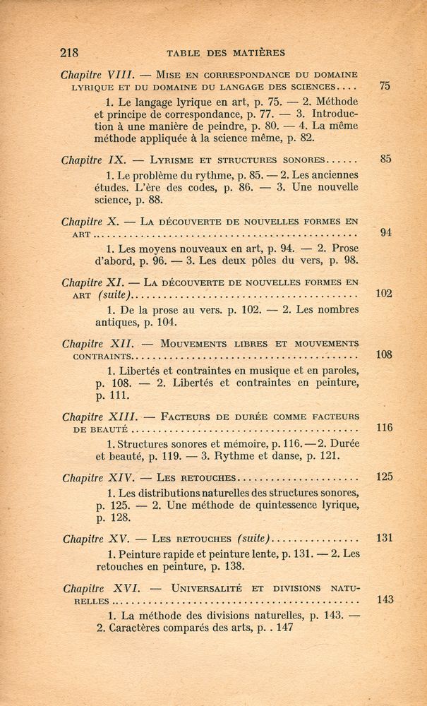 『ESTHÉTIQUE : MUSIQUE, PEINTURE, POÉSIE, SCIENCE』 3