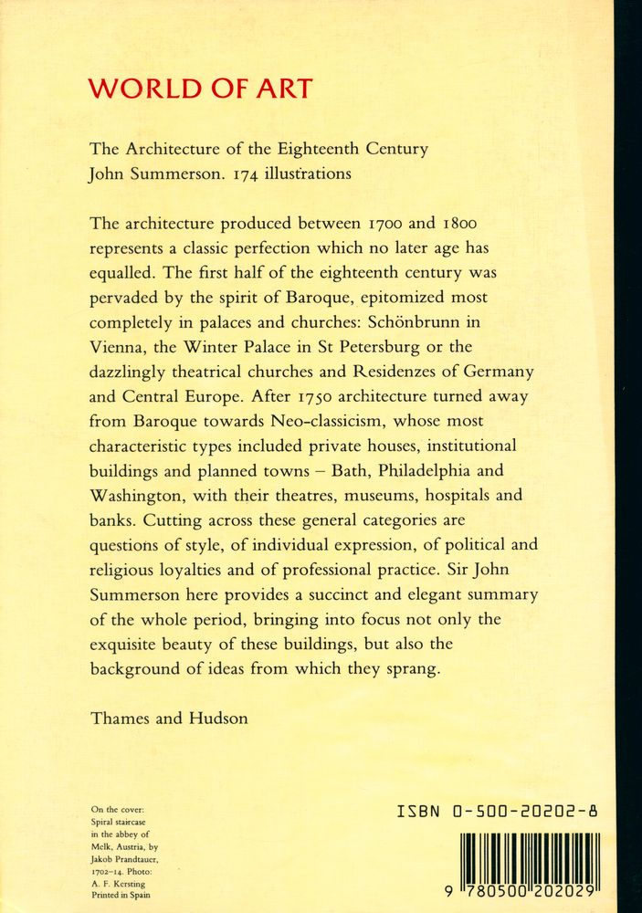 『THE ARCHITECTURE OF THE EIGHTEENTH CENTURY』 3