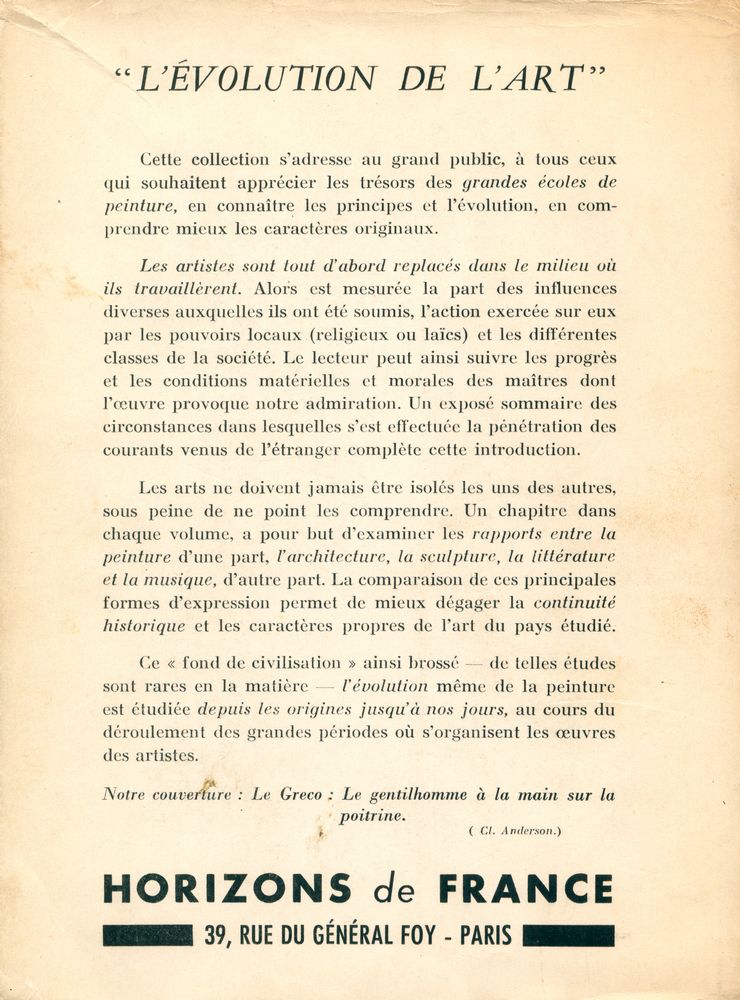 『ÉVOLUTION de la PEINTURE espagnole des origines à nos jours』 4