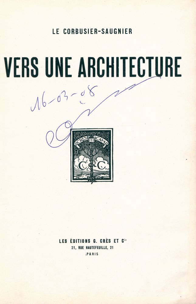 『VERS UNE ARCHITECTURE』 1
