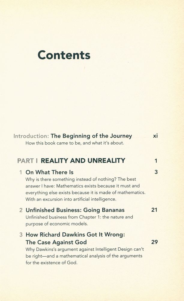 『The big questions : tackling the problems of philosophy with ideas from mathematics, economics, and physics』 2