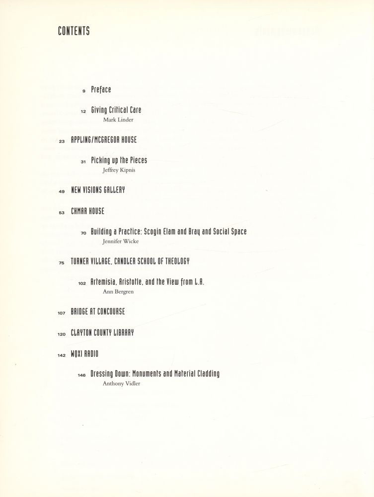 『Scogin Elam and Bray : critical architecture / architectural criticism』 2