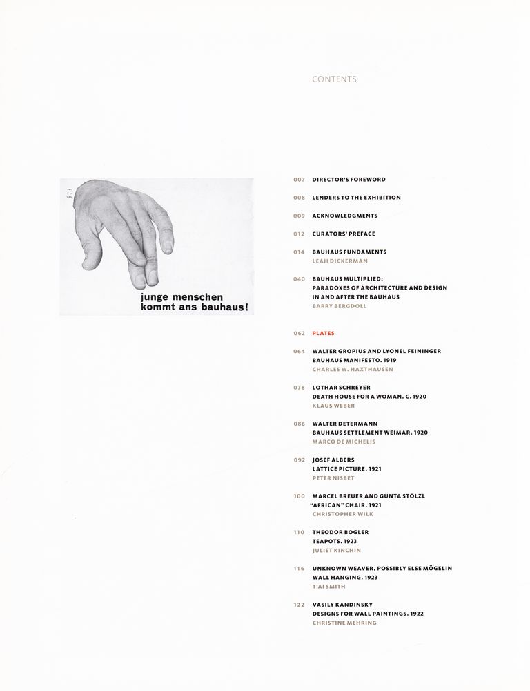 《BAUHAUS 1919 - 1933 : WORKSHOPS FOR MODERNITY》 2
