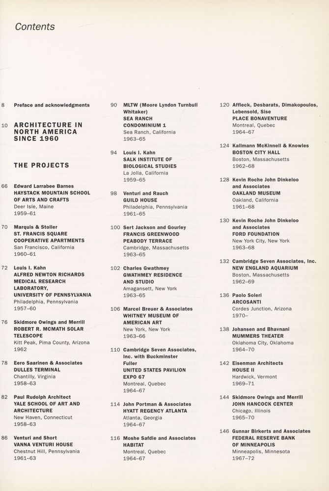 『Architecture in North America Since 1960』 2