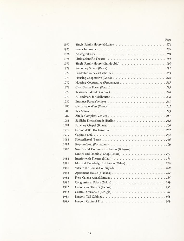 『Aldo Rossi, buildings and projects』 4