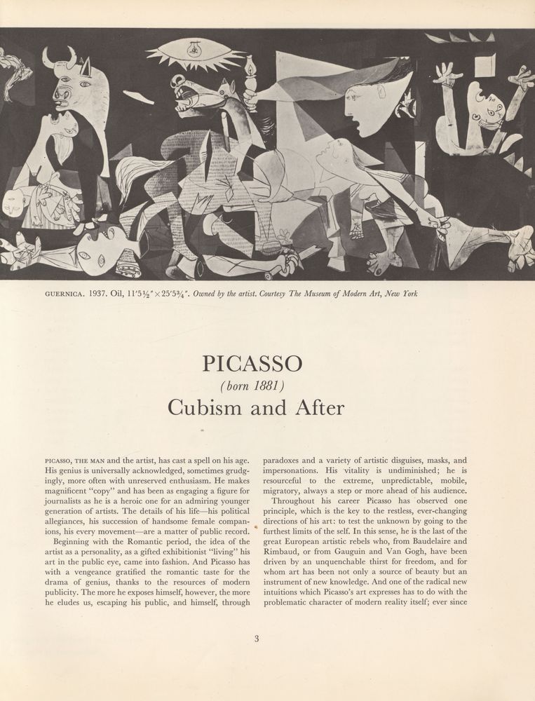 『THE LIBRARY OF GREAT PAINTERS - PICASSO : CUBISM AND AFTER』 2