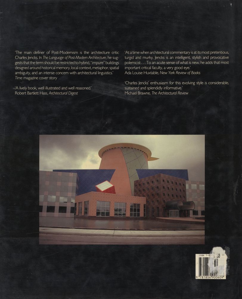『THE LANGUAGE OF POSTMODERN ARCHITECTURE』 3