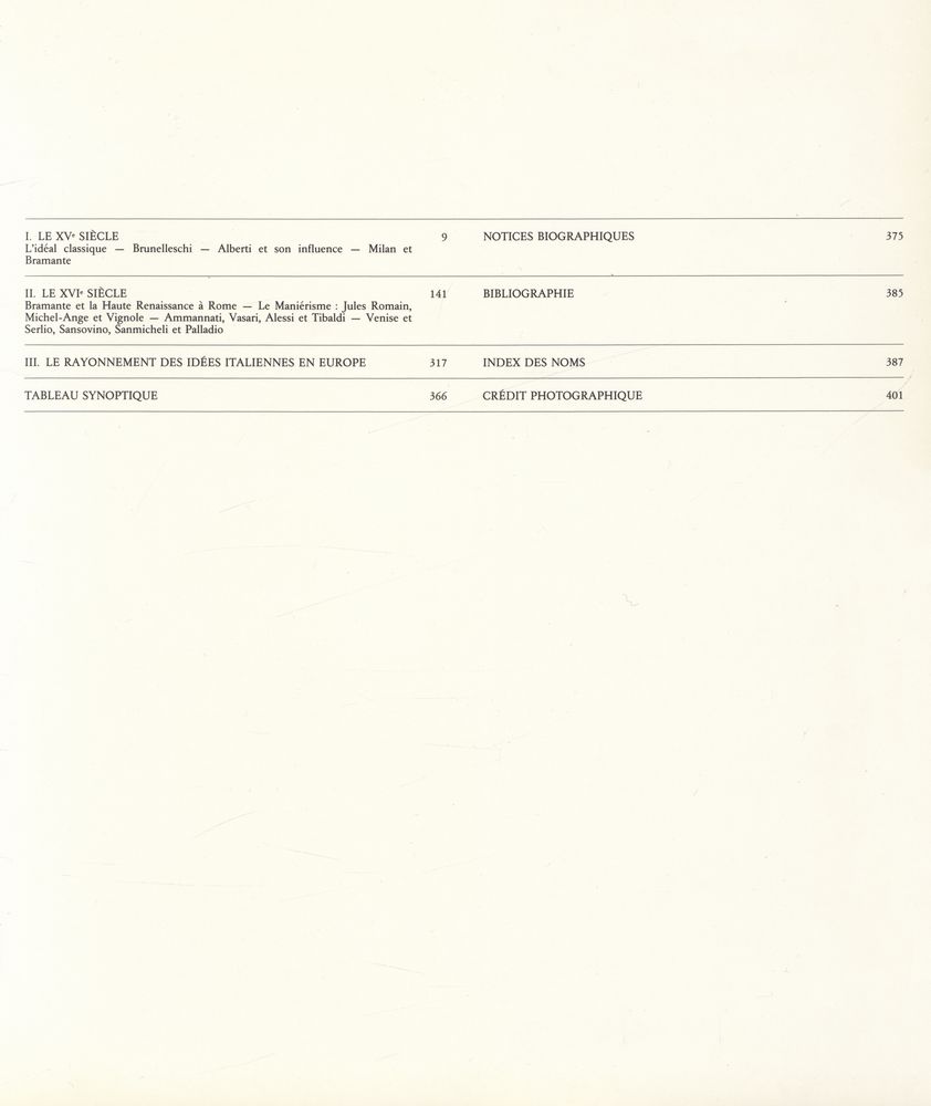 『HISTOIRE MONDIALE DE L'ARCHITECTURE - ARCHITECTURE DE LA RENAISSANCE』 2