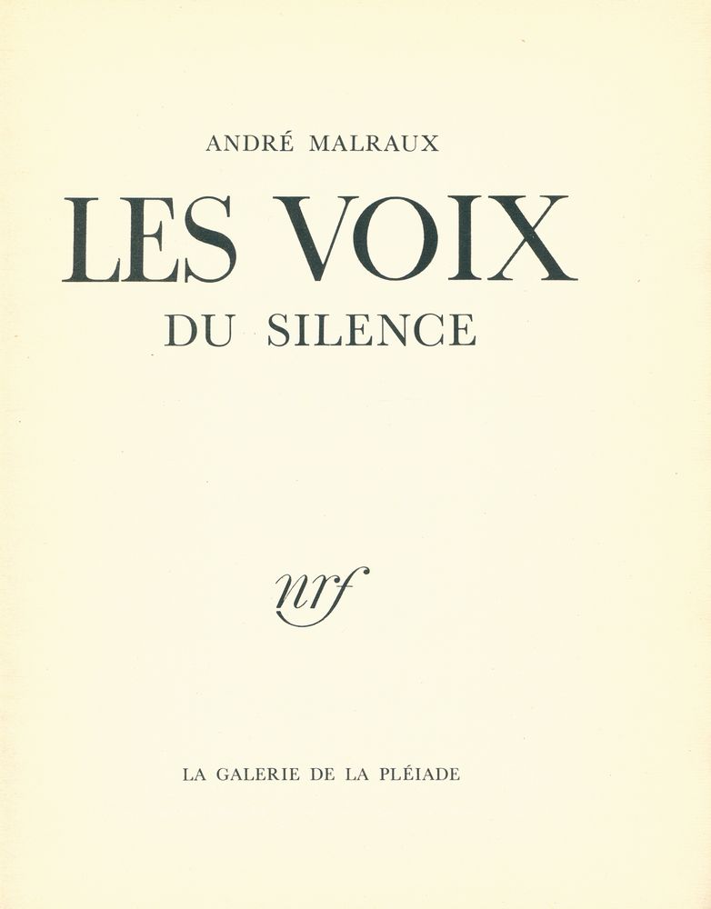 『LES VOIX DU SILENCE』 1