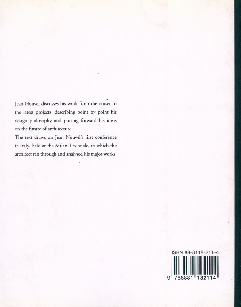 『Oswald Mathias Ungers : The Dialectic City/Jean Nouvel : Architecture and Design 1976 - 1995』 3