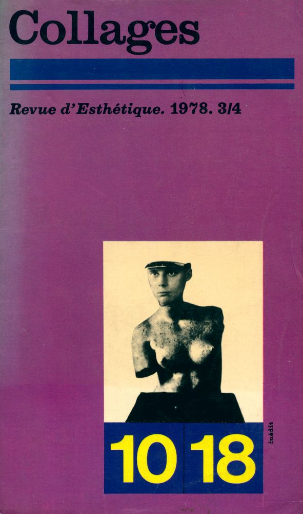 『Collages : Revue d'Esthétique, 1978. 3/4』 1