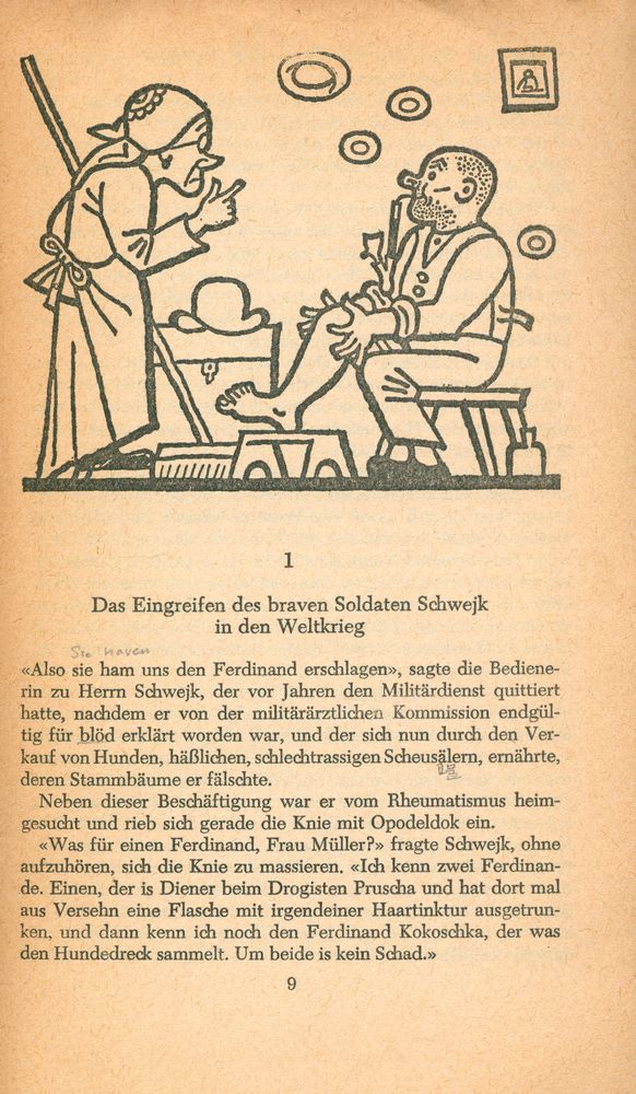 『DIE ABENTEUER DES BRAVEN SOLDATEN SCHWEJK : BAND 1』 2