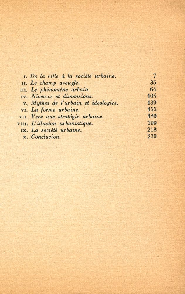 『la révolution urbaine』 2