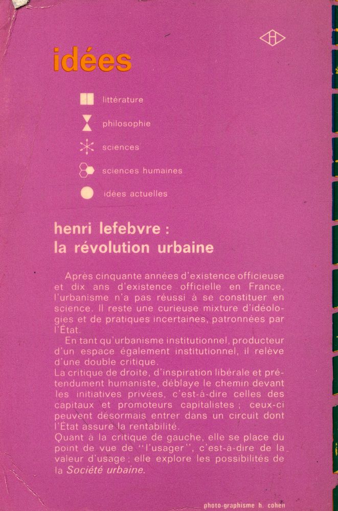 『la révolution urbaine』 3