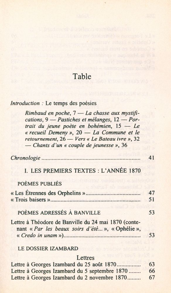 『Rimbaud : Poésies complètes』 2