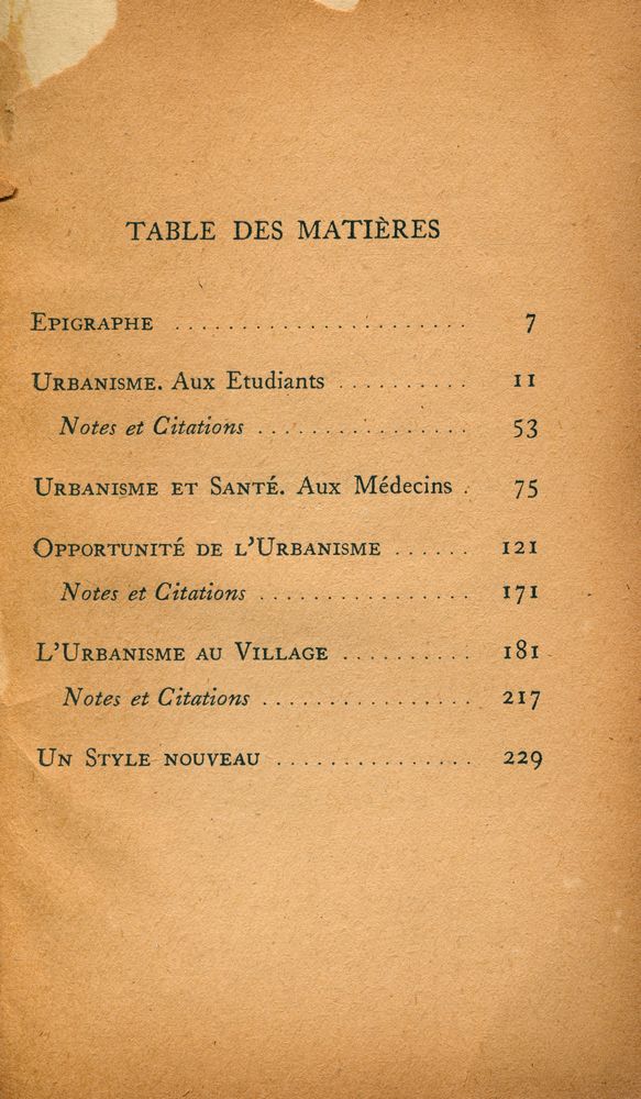 『Initiations 13 - URBANISME』 2