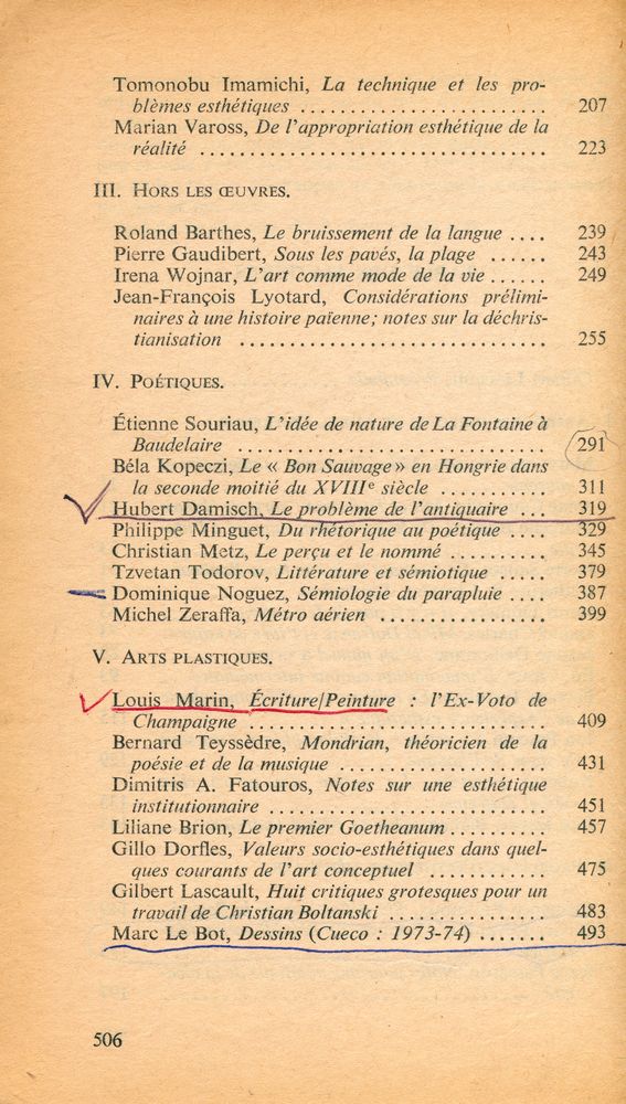 『Vers une esthétique sans entrave』 3