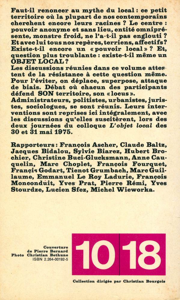 『L'OBJET LOCAL』 4