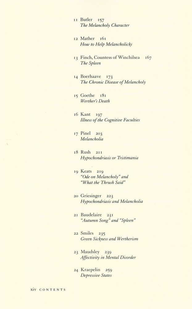 『The nature of melancholy : from Aristotle to Kristeva』 3