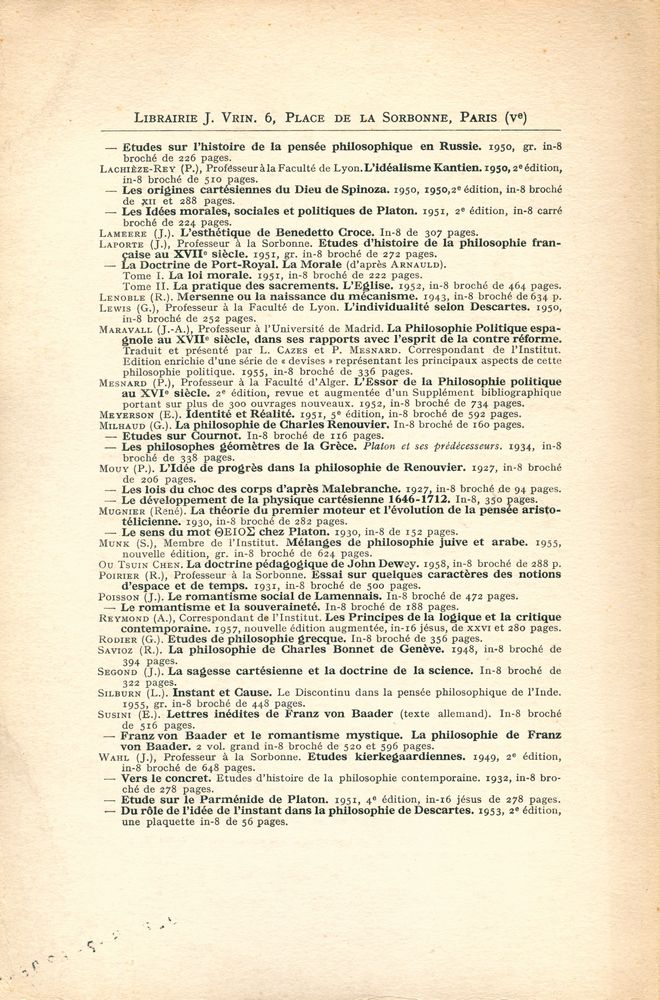 『REVUE d'ESTHÉTIQUE』 TOME TREIZE FASCICULE Ⅱ AVRIL - JUIN 1960 3