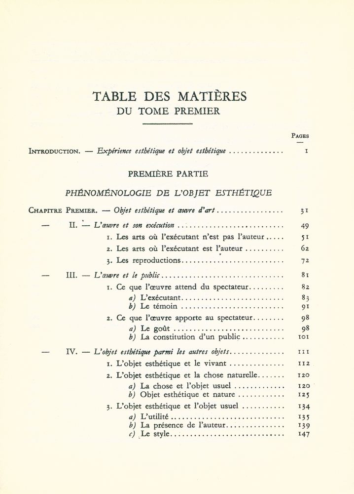 『PHÉNOMÉNOLOGIE DE L'EXPÉRIENCE ESTHÉTIQUE』 2