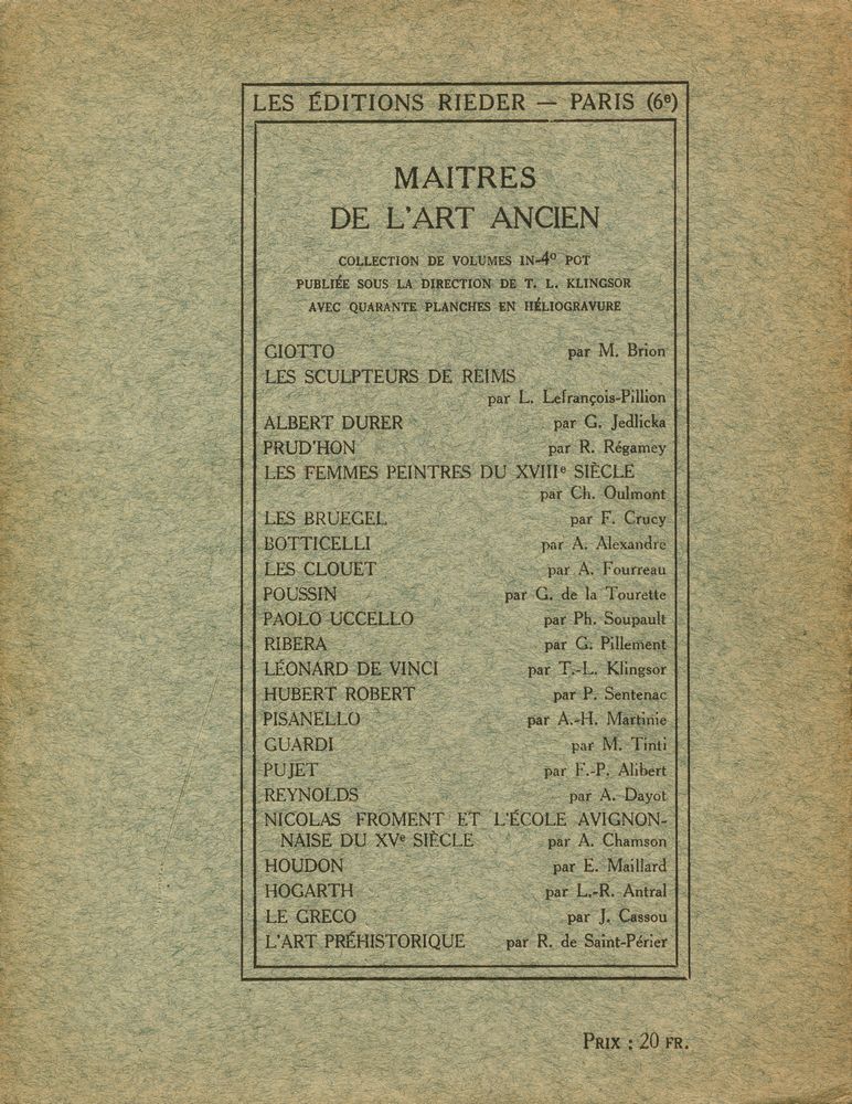 『MAITRES DE L'ART ANCIEN : MAURCE - QUENTIN DE LA TOUR』 3