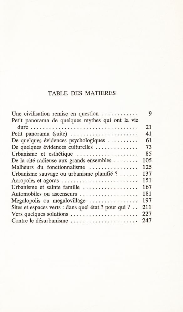 『PLAIDOYER POUR LA VILLE』 2