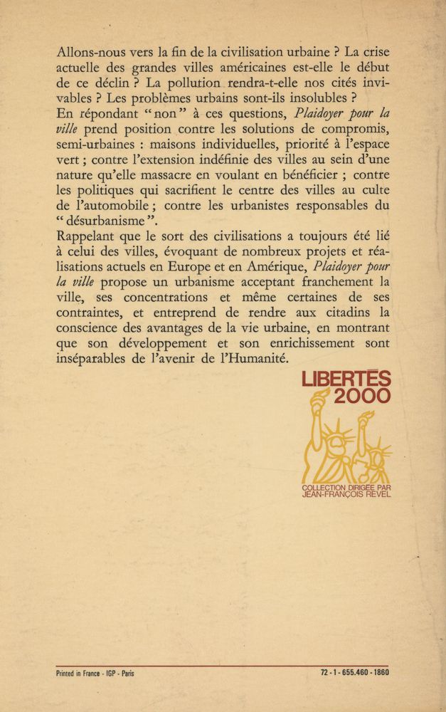 『PLAIDOYER POUR LA VILLE』 3