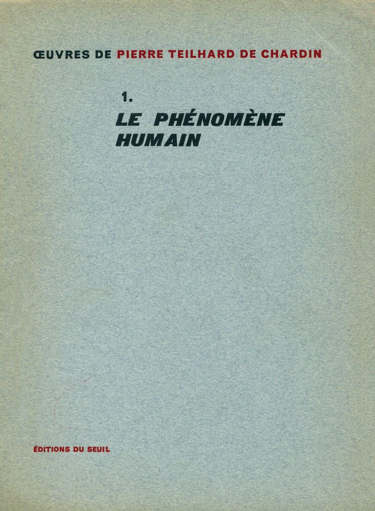 『LE PHÉNOMÈNE HUMAIN』 1