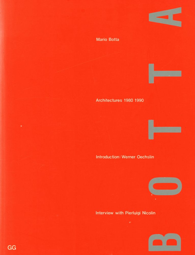 『Mario Botta : Architectures 1980 - 1990』 1