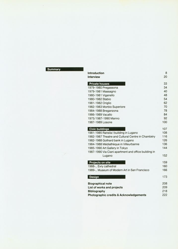 『Mario Botta : Architectures 1980 - 1990』 2