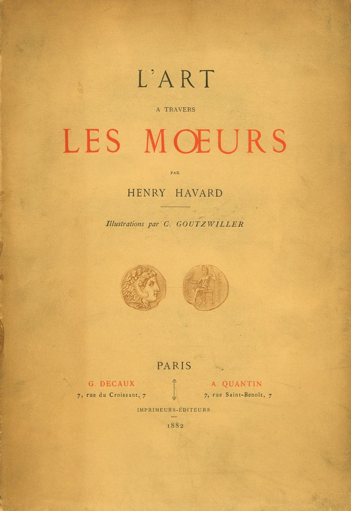 『L'ART A TRAVERS LES MOEURS』 1