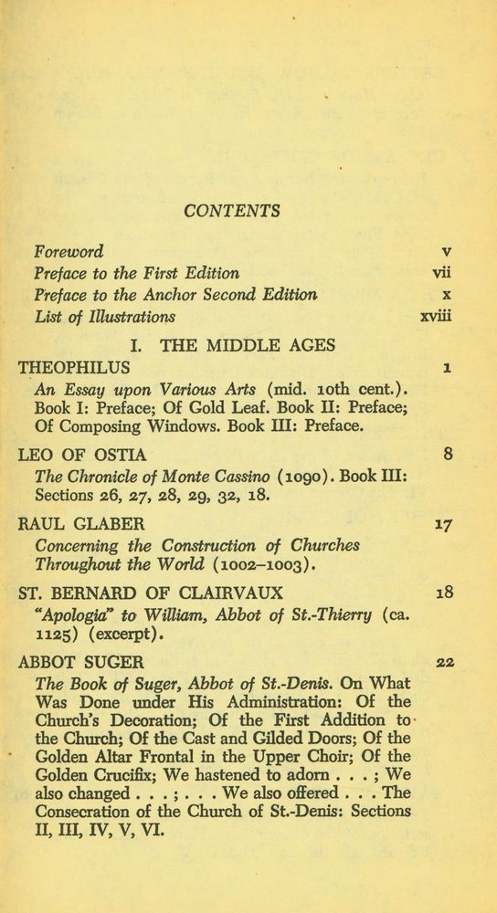 『A Documentary History of Art Volume Ⅰ : The Middle Ages and the Renaissance』 2