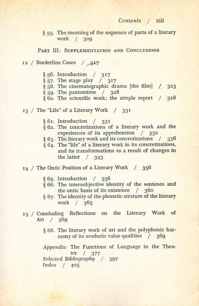『Studies in Phenomenology and Existential Philosophy - The Literary Work of Art : An Investigation of the Borderlines of Ontology, Logic, and Theory of Language』 6