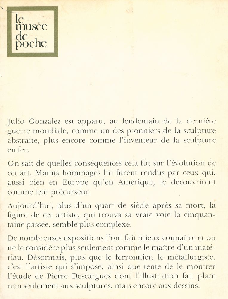 『Julio Gonzalez』 3