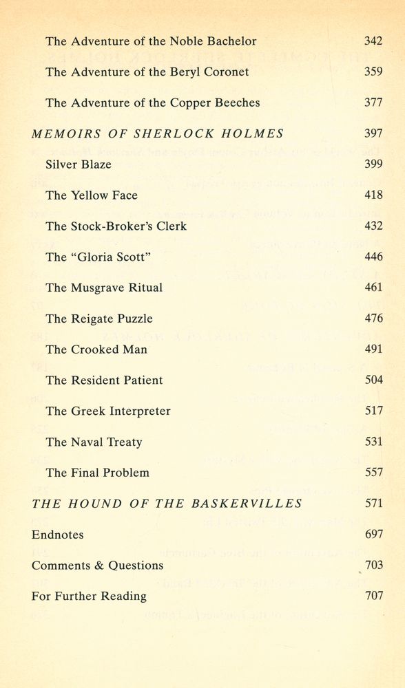 『THE COMPLETE SHERLOCK HOLMES, VOLUME Ⅰ』 3