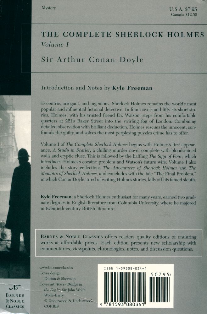 『THE COMPLETE SHERLOCK HOLMES, VOLUME Ⅰ』 4